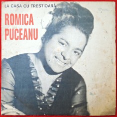 ROMICA PUCEANU - LA CASA CU TRESTIOARĂ - MUZICĂ LĂUTĂREASCĂ - DISC VINYL / VINIL LP, ALBUM PICK-UP ELECTRECORD