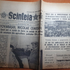 scanteia 13 octombrie 1983-ceausescu vizita in olt si giurgiu,art.orasul calafat