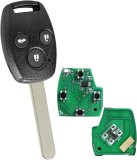 Cheie Auto Completa Programabila, 433MHz, cu 3 butoane, compatibila Honda Civic 2005&ndash;2011, Accord, CR-V, Jazz &ndash; cip ID48, FCCID: OUCG8D-380H-A, lama H, Techstar