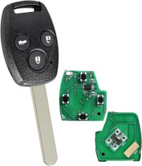 Cheie Auto Completa Programabila, 433MHz, cu 3 butoane, compatibila Honda Civic 2005&ndash;2011, Accord, CR-V, Jazz &ndash; cip ID48, FCCID: OUCG8D-380H-A, lama H