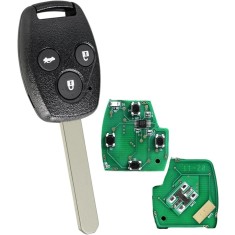 Cheie Auto Completa Programabila, 433MHz, cu 3 butoane, compatibila Honda Civic 2005&ndash;2011, Accord, CR-V, Jazz &ndash; cip ID48, FCCID: OUCG8D-380H-A, lama H