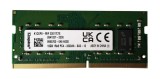 Memorie ram Laptop Kingston 16GB, DDR4, 1Rx8, PC4-3200AA, 3200Mhz, K1CXP8-MIF, PC4-25600, CL22, 1.2V, Non-ECC, sodimm, 260 pini