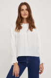 Cumpara ieftin Answear Lab bluza X limited collection NO SHAME femei, culoarea alb, neted