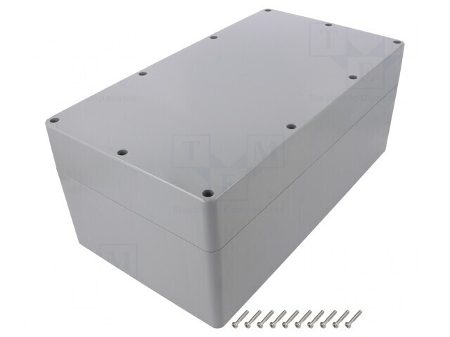 Carcasă universală ABS gri deschis IP68 200x360x150mm