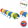 VidaXL Tunel de joacă pentru copii, multicolor, 245 cm, poliester