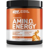 Optimum Nutrition Amino Energy complex de aminoacizi cu cafeina aroma Orange Cooler 270 g