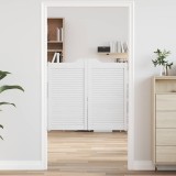 vidaXL Uși oscilante Alb 90 x 50 cm Lemn masiv de pin 42047181