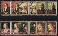 COMORE 1978 - Picturi, Durer / serie completa, perechi (Michel 8&euro;)