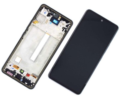 Display Samsung Galaxy A53 5G A536 OLED cu Rama Negru Black foto