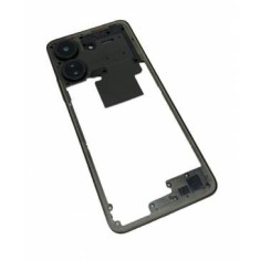 Mijloc Pentru Xiaomi Redmi 13C Cu Geam Camera Negru