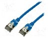 Cablu patch cord, Cat 6a, lungime 1m, U/FTP, LOGILINK - CQ9036S