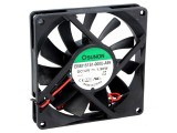 Ventilator DC axial 12V 80x80x15mm 62.86m3/h 34.7dBA 24AWG