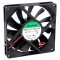 Ventilator DC axial 12V 80x80x15mm 62.86m3/h 34.7dBA 24AWG