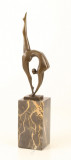 Contorsionista - statueta din bronz pe soclu din marmura SL-78, Nuduri