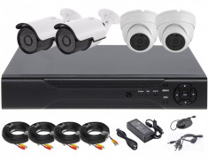 KIT/Sistem cu 4 camere 2 MP Full HD ENVIO AESS-KIT4CH2BFM60H2DFM50H200ST foto