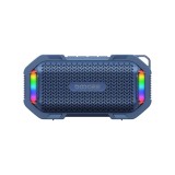 Cumpara ieftin Boxa Portabila Bluetooth DOOGEE Mag Grip, Albastru, 15W Peak, Bluetooth 5.3, Prindere Magnetica, IP67, RGB, TWS Stereo, Baterie 1800mAh, Autonomie 10h