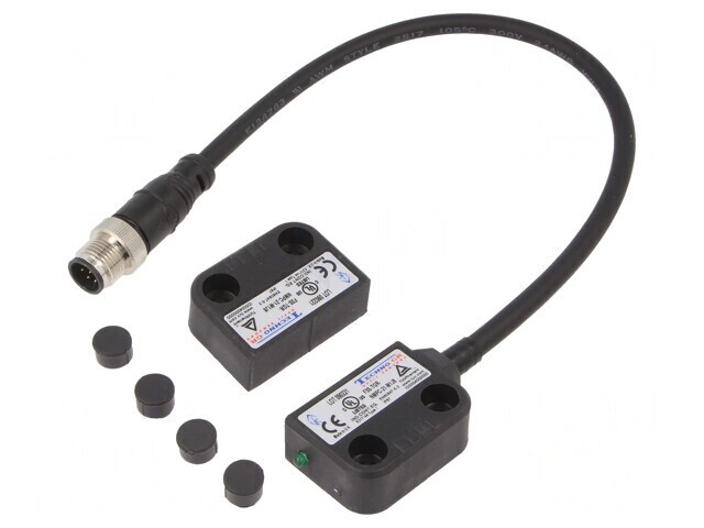&Icirc;ntrerupător de siguranță magnetic NC x2 NO