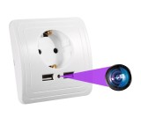 Camera Spion WIFI, TSS-PEU3W Ascunsa in Priza, Full HD, 5MP, Audio-Video