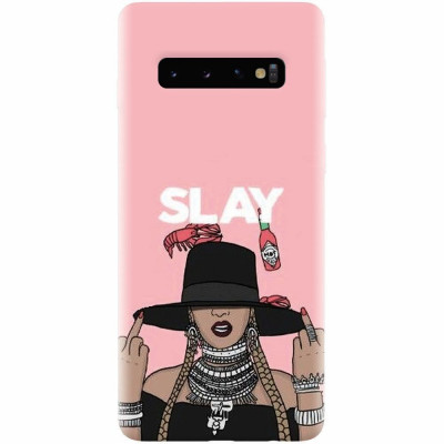 Husa silicon pentru Samsung Galaxy S10, Slay foto