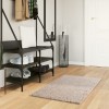 Covor pufos &quot;PAMPLONA&quot; cu fire &icirc;nalte, bej modern, 60x110 cm