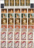 1969 LP 695 REPRODUCERI DE ARTA DIN GALERIA NATIONALA I BLOCURI 10 MNH