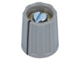Buton Rotativ Negru cu Indicator ABS 6mm