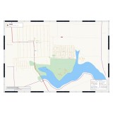 Cumpara ieftin Harta decorativa pentru perete Amara, Stil Clasic, 100x70 cm, PVC