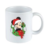 Cana alba personalizata model de Craciun, INOVATIX&reg;. 330ml, Oem