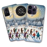 Husa Apple iPhone 11 Silicon Gel Tpu Model Copii la Joaca Iarna
