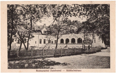 Sibiu aprox. 1920 - Restaurantul Dumbravei foto
