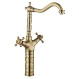 Baterie pentru baie / de bucătărie Rea Rustico antique gold