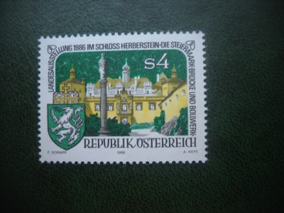 HOPCT TIMBRE MNH 687 EXPOZITIA PROVINCIALA HERBERSTEIN 1986 -1 VAL AUSTRIA foto