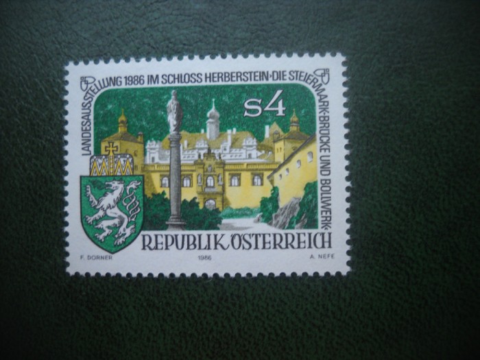 HOPCT TIMBRE MNH 687 EXPOZITIA PROVINCIALA HERBERSTEIN 1986 -1 VAL AUSTRIA