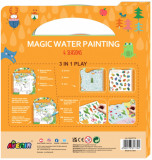 Carte de pictat cu apa, stickere si jocuri, portabila - 4 Anotimpuri | Avenir