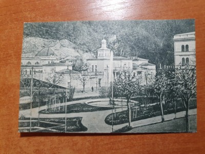 carte postala necirculata baile herculane anul 1929 - vila elisabeta foto