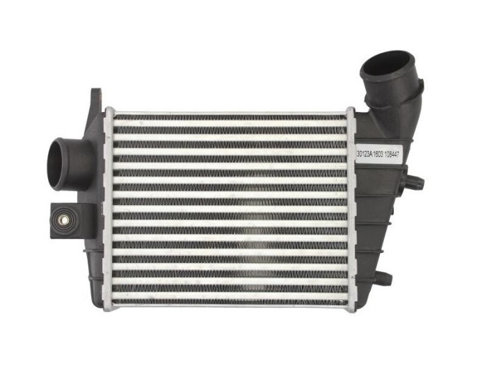 Intercooler Alfa Romeo 156, 10.1997-06.2000, motor 1.9 JTD 77kw, 2.4 JTD 100kw, diesel, cutie manuala, cu/fara AC, aluminiu brazat/plastic, 240x200x6