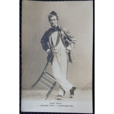 Carte Postala, Josef Kainz, actor austro-ungar, 1858-1910