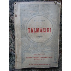 St. O. Iosif - Talmaciri
