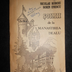 Nicolae Roboiu, Sorin Enescu - Soimii de la Manastirea Dealu (1993, autograf)