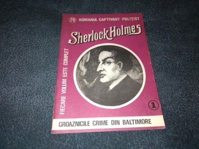SHERLOCK HOLMES - GROAZNICILE CRIME DIN BALTIMORE foto