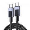 Cablu Date si Incarcare USB-C - USB-C UGREEN L524, 60W, 1m, Gri