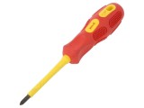 Șurubelniță Izolată BM GROUP Pozidriv PZ1, 180mm, Lamă 80mm, EN 60900, VDE, BM1131