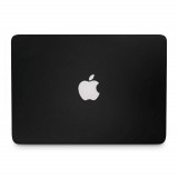 Cumpara ieftin Folie Skin Compatibila cu Apple MacBook Air 13.6 M2 2022 - Wrap Skin Color Black Matt, Negru, Oem