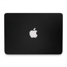 Folie Skin Compatibila cu Apple MacBook Air 13.6 M2 2022 - Wrap Skin Color Black Matt