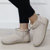 Ghete bej din piele naturala W5821 118, 36 - 41