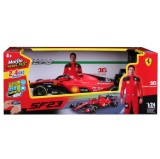 Masina de curse cu telecomanda, Maisto Tech, F-1 Ferrari SF23, 16 Charles Leclerc, 1:24