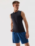 Șort de antrenament din materiale reciclate pentru bărbați - bleumarin, 4F Sportswear