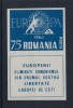 ROMANIA EXIL 1960 EMISIUNEA 22 SERIE NEDANTELATA CU VIGNETA MNH, Nestampilat