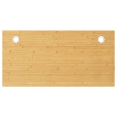 vidaXL Blat de birou 110x55x2,5 cm bambus foto