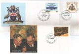 Australia 1979-85 - 3x intreg postal, cu stampila de prima zi